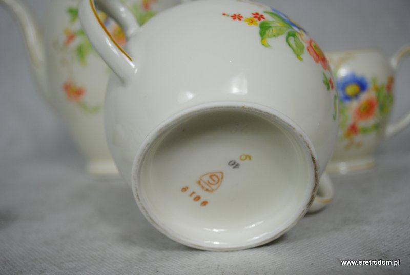 Giesche, zestaw porcelany do herbaty