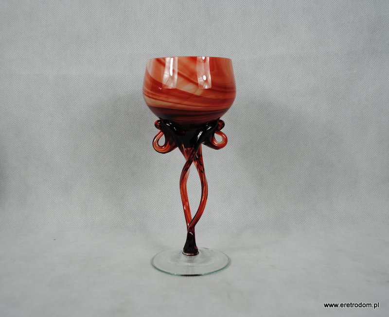 Krosno puchar wazon świecznik na stopie