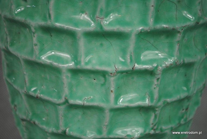 wazon ceramika miętowa