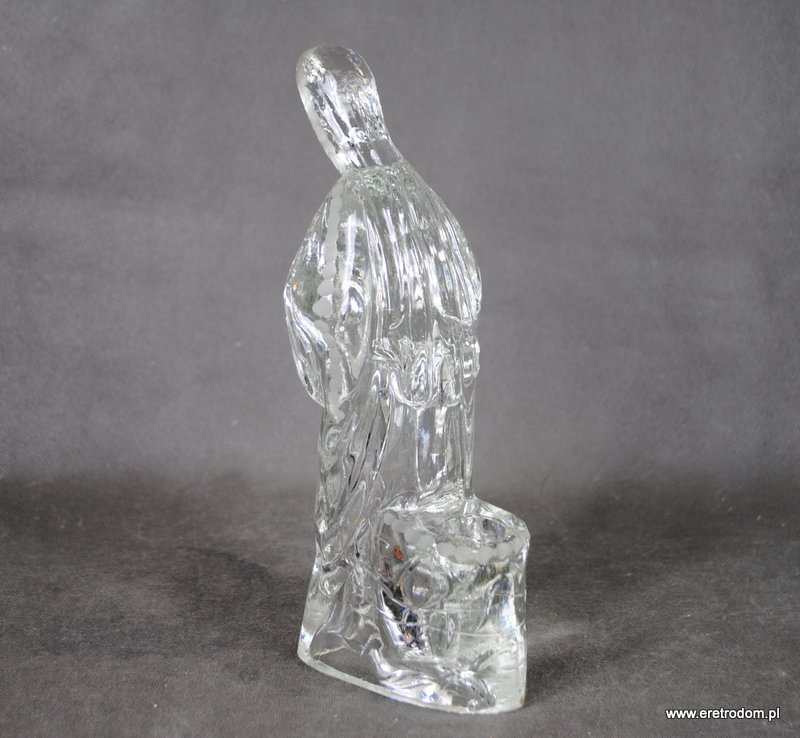 szklana figura Maryja klęcząca