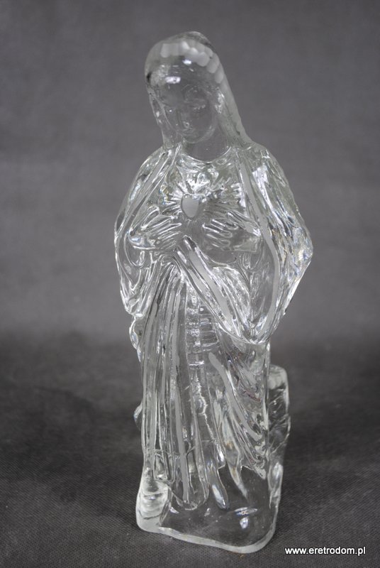 szklana figura Maryja klęcząca