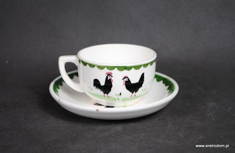 Chodzież Mańczak filiżanka ze spodkiem