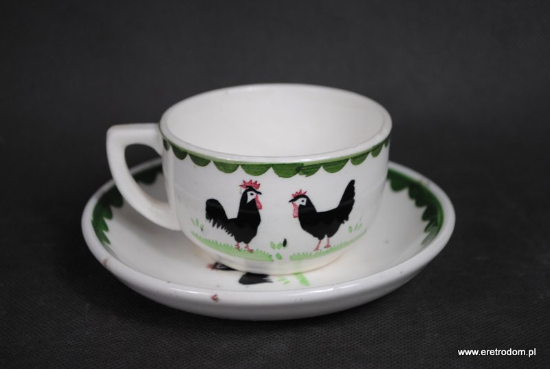 Chodzież Mańczak filiżanka ze spodkiem