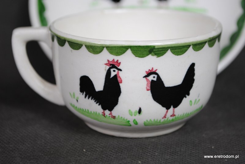 Chodzież Mańczak filiżanka ze spodkiem