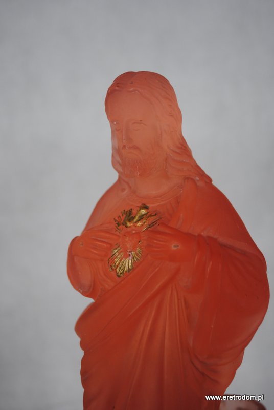 Szklana figura Jezus Maryja