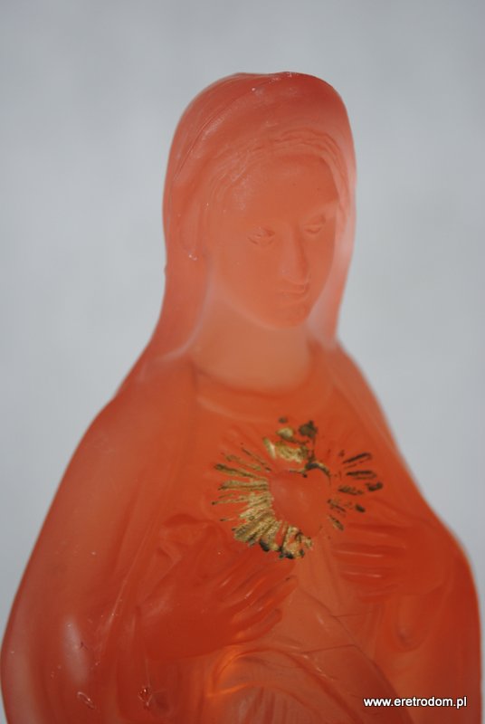 Szklana figura Jezus Maryja
