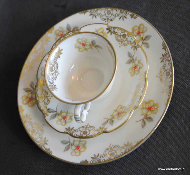 Porcelana Giesche kość słoniowa