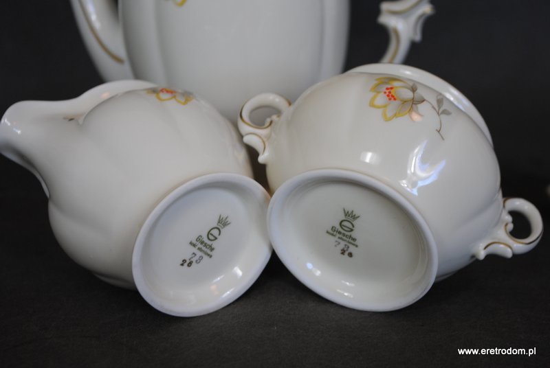 Porcelana Giesche kość słoniowa