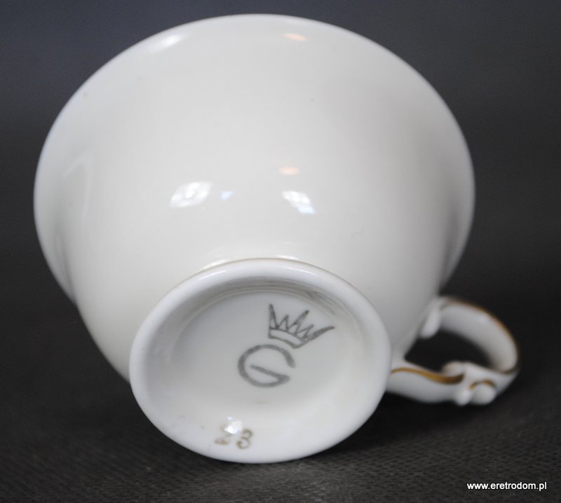 Porcelana Giesche kość słoniowa