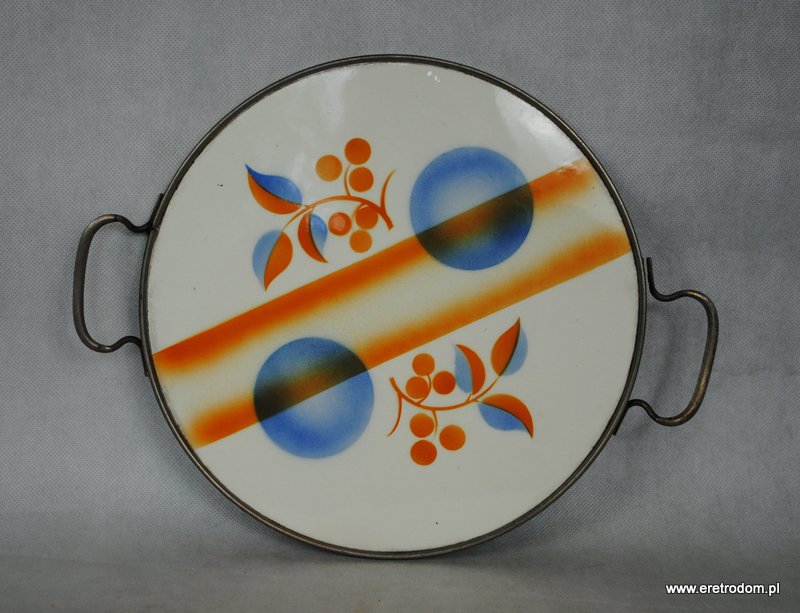 Ceramiczna taca Art Deco