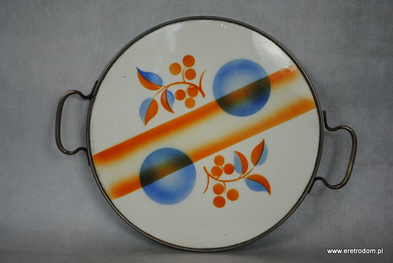 Ceramiczna taca Art Deco