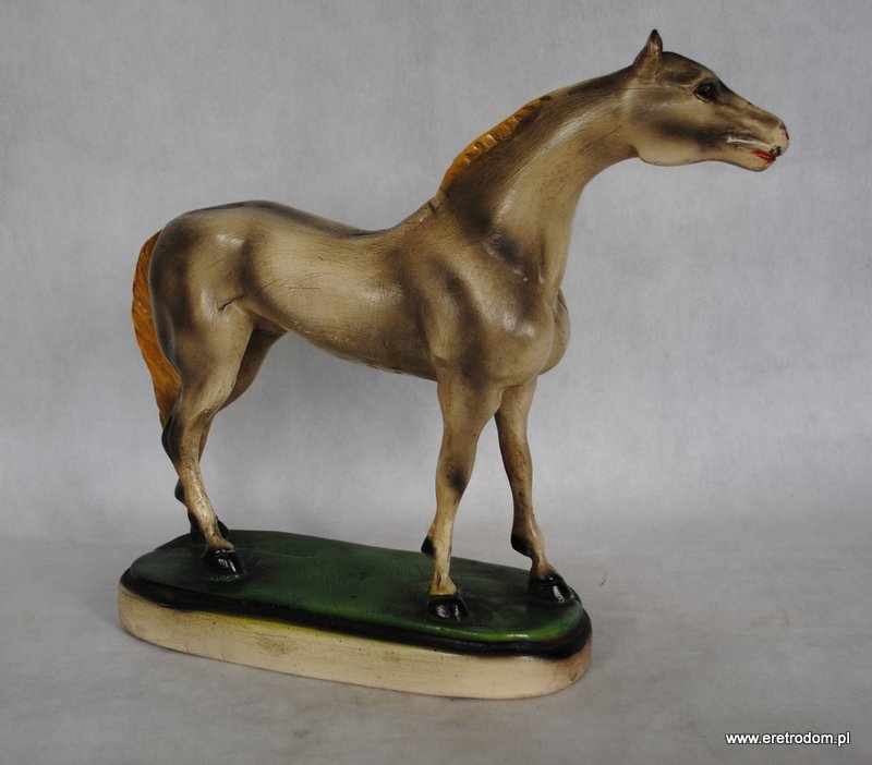Koń figura figurka gips