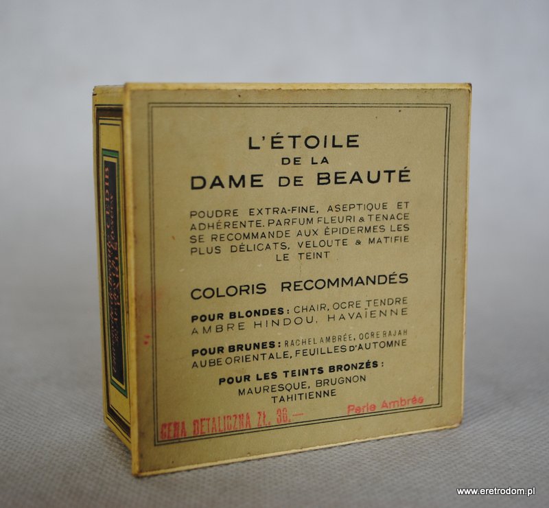La Dame De Beaute Paryż puder