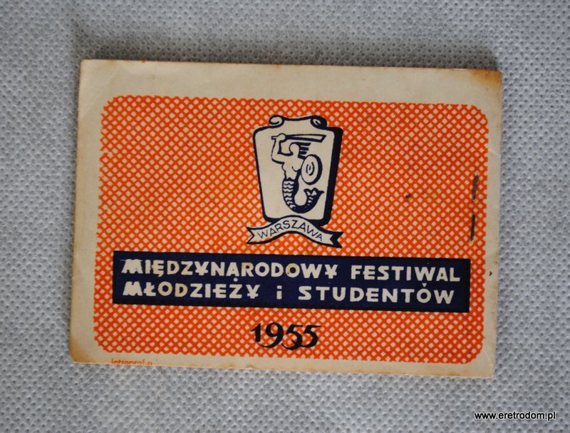 Mydło podróżne Międzynarodowy festiwal młodzieży i studentów 1955 rok