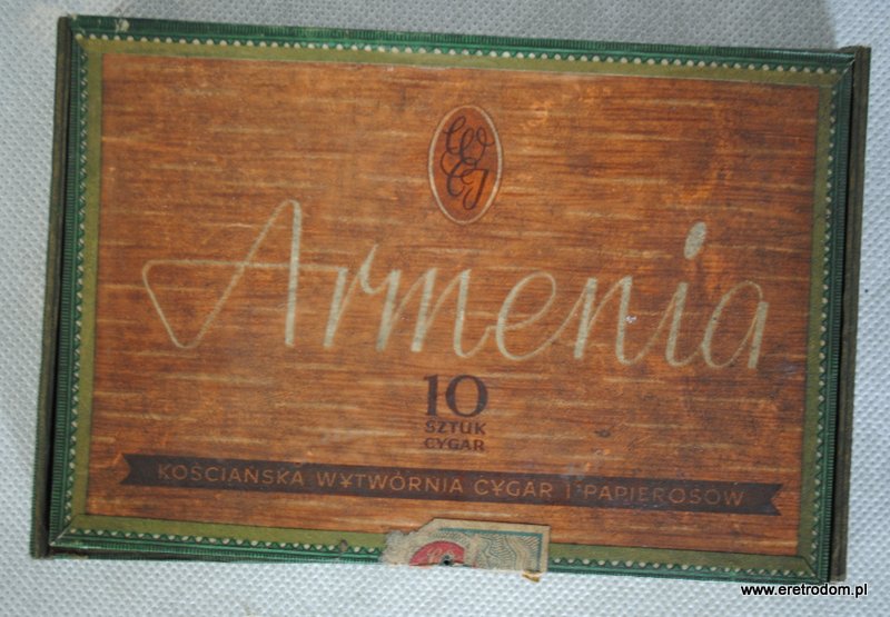 Pudełko po cygarach Armenia