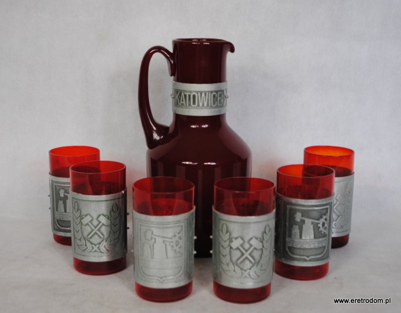 Zestaw do napojów Krakowski Instytut Szkła Katowice