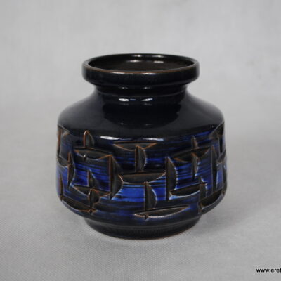 Niemcy wazon ceramika kobalt