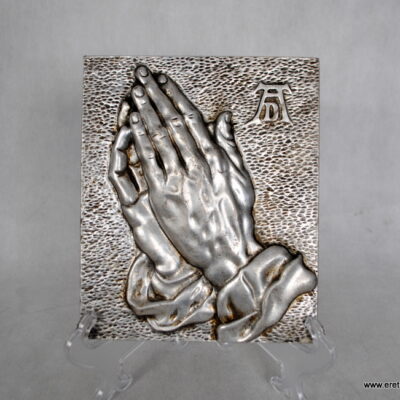 Albrecht Durer Modlące się ręce metalowa plakieta