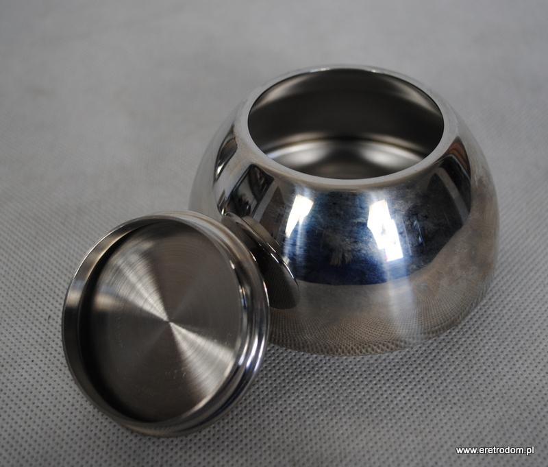 Dzbanek mlecznik cukiernica firmy Zepter wykonany z polerowanej, wysokogatunkowej stali 18/10