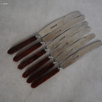Rostferi zestaw 6 noży bakelit