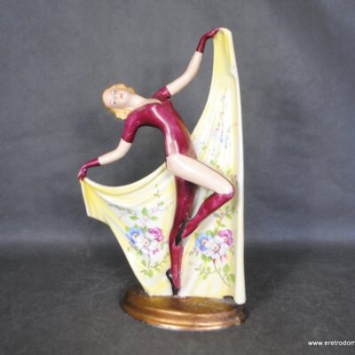Steatyt Katowice Z. Buksowicz figurka Art Deco Panna tańcząca