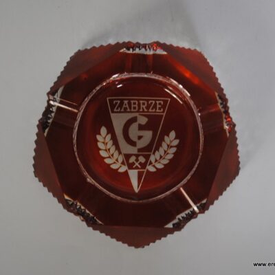 Kryształ popielniczka Górnik Zabrze
