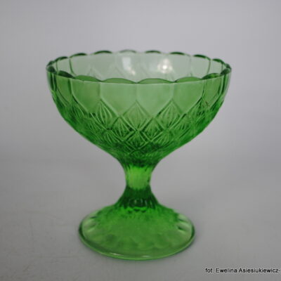 HSG Ząbkowice migdały cukiernica cukierniczka zieleń uranowa