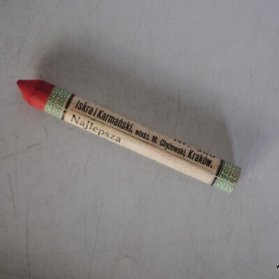 Iskra i Karmański gruba kreda kredka do drzewa Iris czerwona