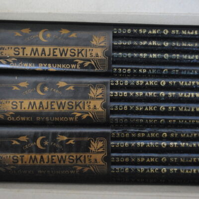 Stanisław Majewski ołówki rysunkowe opakowanie zbiorcze + 3 x 12 ołówków