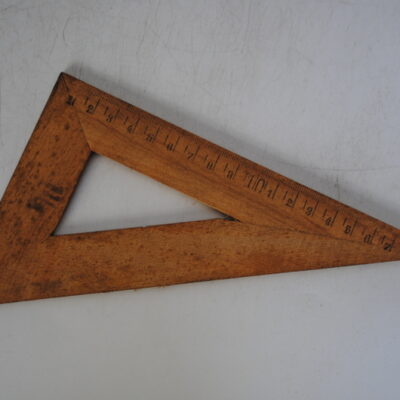 Ekierka drewniana prl