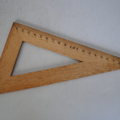 Ekierka drewniana prl