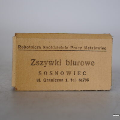 Robotnicza Spółdzielnia Pracy Metalowiec Zszywki Biurowe