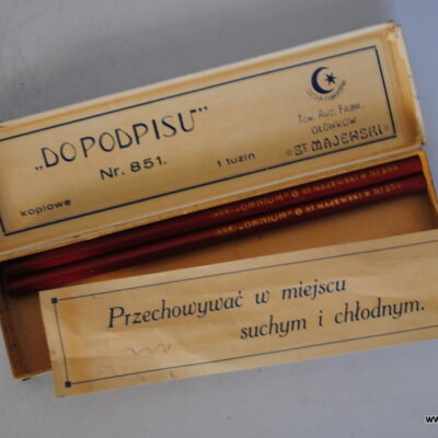 Stanisław Majewski ołówki Omnium do podpisu