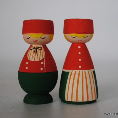 Laleczki świeczniki świecznik zabawka prl