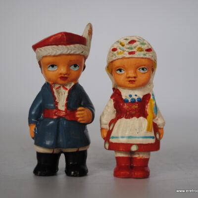 Jarkowice zabawka celuloidowa para górali