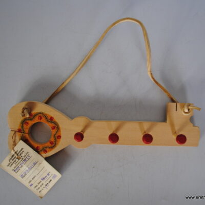 Cepelia wieszak drewniany klucz