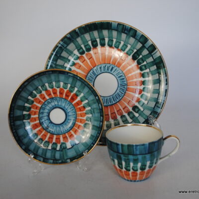 Wawel + prywatna malarnia Trio filiżanka spodek talerzyk deserowy