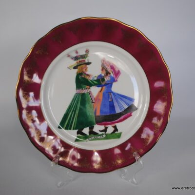 Karolina proj. Zofia Stryjeńska Tańce Polskie talerz dekoracyjny patera