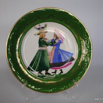 Karolina proj. Zofia Stryjeńska Tańce Polskie talerz dekoracyjny patera