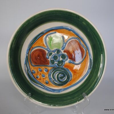 Talerz dekoracyjny patera ceramika porcelana prl Białystok Włocławek Bogucice