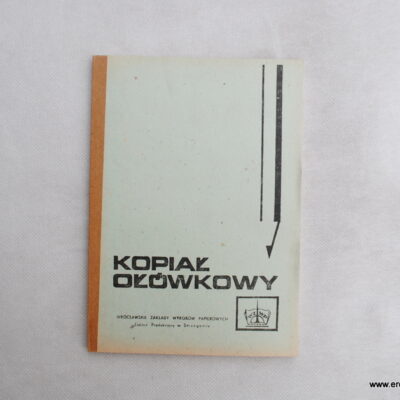 Wrocławskie Zakłady Wyrobów Papierowych kopiał ołówkowy notes