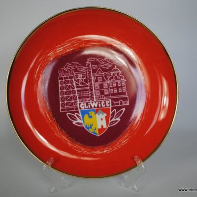 Talerz dekoracyjny patera ceramika porcelana prl Białystok Włocławek Bogucice