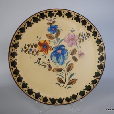 Talerz dekoracyjny patera ceramika porcelana prl Białystok Włocławek Bogucice