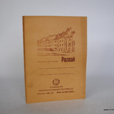 Wrocławskie Zakłady Wyrobów Papierowych brulion zeszyt