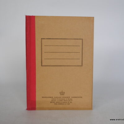 Wrocławskie Zakłady Wyrobów Papierowych brulion zeszyt