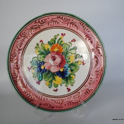 Talerz dekoracyjny patera ceramika porcelana prl Białystok Włocławek Bogucice