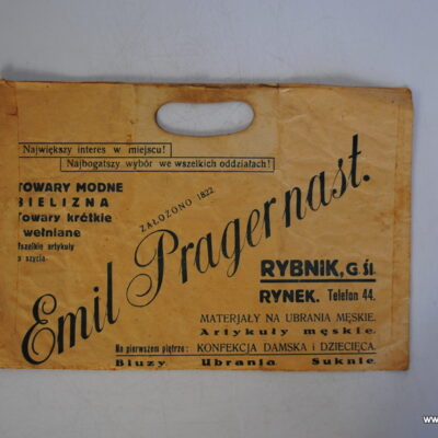 Emil Pragernast Rybnik torba torebka reklamowa