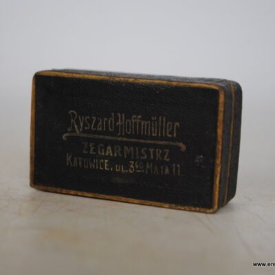 Ryszard Hoffmuller Katowice zegarmistrz pudełko opakowanie