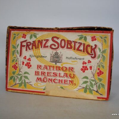 Franz Sobtzick Ratibor Breslau Racibórz Wrocław opakowanie pudełko