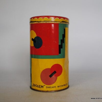 Fabryka Cukrów Optima Łódź puszka opakowanie